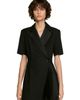 SANDRO SANDRO Tailored Collar Wraparound Dress - 3