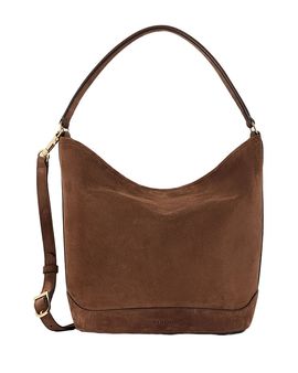 Sandro Sandro Tango Suede Bucket Bag