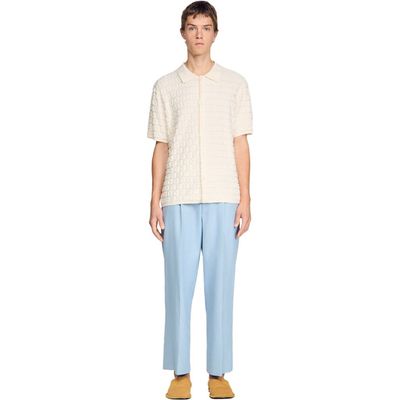 SANDRO SANDRO Terry knit shirt