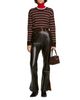 Sandro Sandro Thompson Distressed Leather Flare Pants - 2