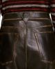 Sandro Sandro Thompson Distressed Leather Flare Pants - 4