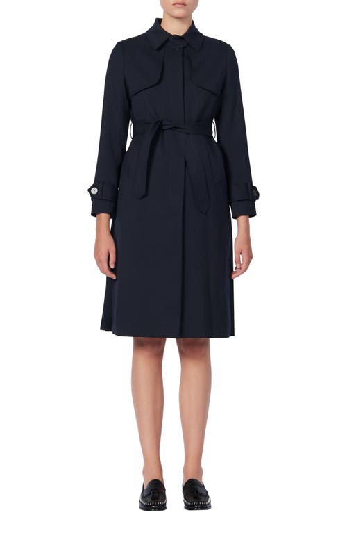 SANDRO SANDRO Trench coat with pleated