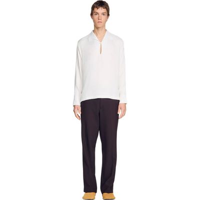 SANDRO SANDRO Tunic-effect shirt
