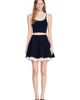 SANDRO SANDRO Two-tone knit skirt - 3