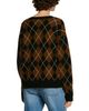 Sandro Sandro Wade Wool & Cashmere Rhinestone Argyle V Neck Sweater - 3