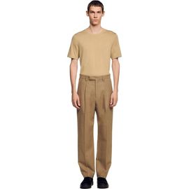 SANDRO SANDRO Wide-leg Wool Suit Trousers