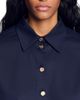 Sandro Sandro Wide Cuff Button Front Shirt - 4