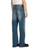 Sandro Sandro Wide Fit Faded Cotton 31.5 Jeans in Blue Vintage Denim - 3