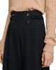 Sandro Sandro Winslow Button Detail Wide Leg Pants - 4