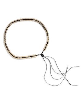 Sandro Sandro Women's Jewelry Belt with Leather Tie