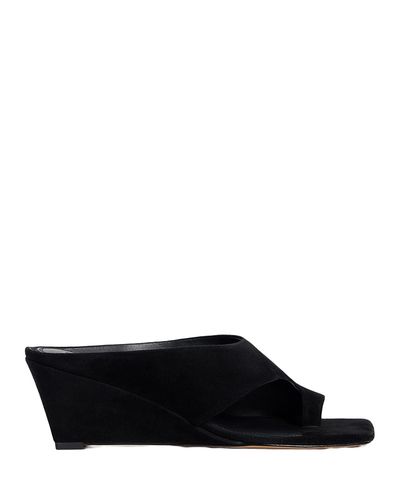 Sandro Sandro Women's Leia Suede Wedge Sandals