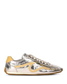 Sandro Sandro Women's Light Wave Metallic Leather Sneakers