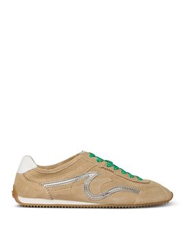 Sandro Sandro Women's Light Wave Suede Leather Sneakers