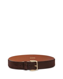 Sandro Sandro Women's Wide Suede Belt