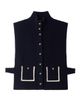 SANDRO SANDRO Wool And Cashmere Standing Collar - 3