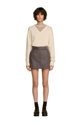 SANDRO SANDRO Wool Skort