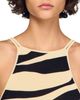 Sandro Sandro Zebra Print Knit Maxi Dress - 3