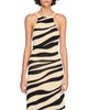 Sandro Sandro Zebra Print Knit Maxi Dress - 5