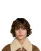 SANDRO SANDRO Zipped Shearling Jacket - 3