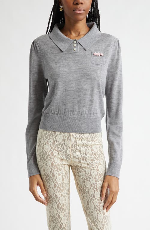 Sandy Liang Sandy Liang Akira Merino Wool Sweater