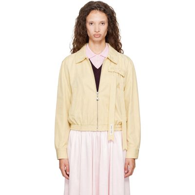 Sandy Liang Sandy Liang Beige Darcy Jacket