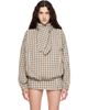 Sandy Liang Sandy Liang Beige Eddy Jacket - 1