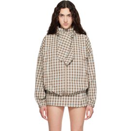 Sandy Liang Sandy Liang Beige Eddy Jacket