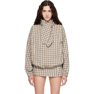 Sandy Liang Sandy Liang Beige Eddy Jacket