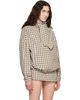 Sandy Liang Sandy Liang Beige Eddy Jacket - 2