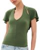 Sandy Liang Sandy Liang Bellini Top Olive - 1