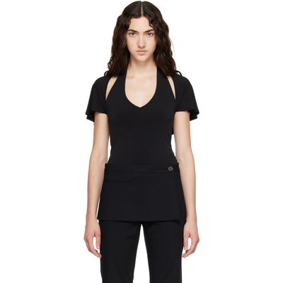 Sandy Liang Sandy Liang Black Bellini Top