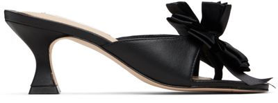 Sandy Liang Sandy Liang Black Celebration Mule Heels