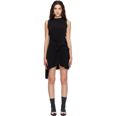 Sandy Liang Sandy Liang Black Cello Minidress