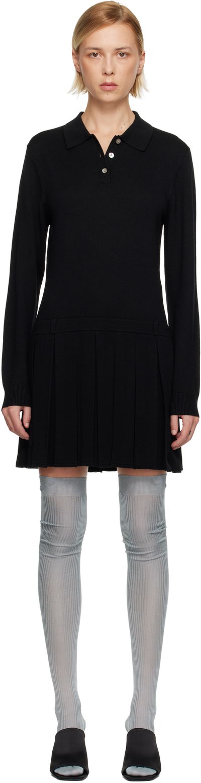Sandy Liang Sandy Liang Black Hague Minidress