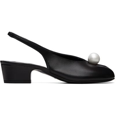 Sandy Liang Sandy Liang Black Pearl Slingback 40 Heels