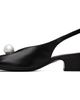 Sandy Liang Sandy Liang Black Pearl Slingback 40 Heels - 3