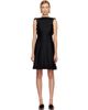 Sandy Liang Sandy Liang Black Prim Midi Dress - 1