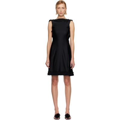 Sandy Liang Sandy Liang Black Prim Midi Dress