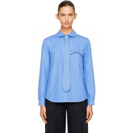 Sandy Liang Sandy Liang Blue Gemma Shirt