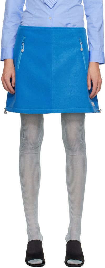 Sandy Liang Sandy Liang Blue Polar Miniskirt