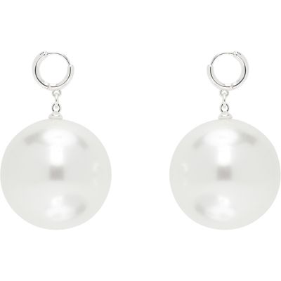 Sandy Liang Sandy Liang Bubblegum Faux-Pearl Earrings