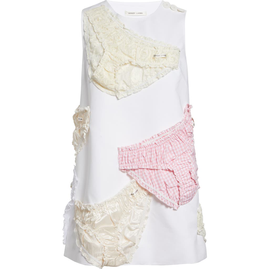 Sandy Liang Sandy Liang Copellia Cotton Poplin Sleeveless Minidress