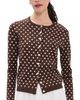Sandy Liang Sandy Liang Fable Cardigan Brown Multi - 1