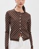 Sandy Liang Sandy Liang Fable Cardigan Brown Multi - 2