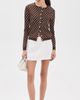 Sandy Liang Sandy Liang Fable Cardigan Brown Multi - 5