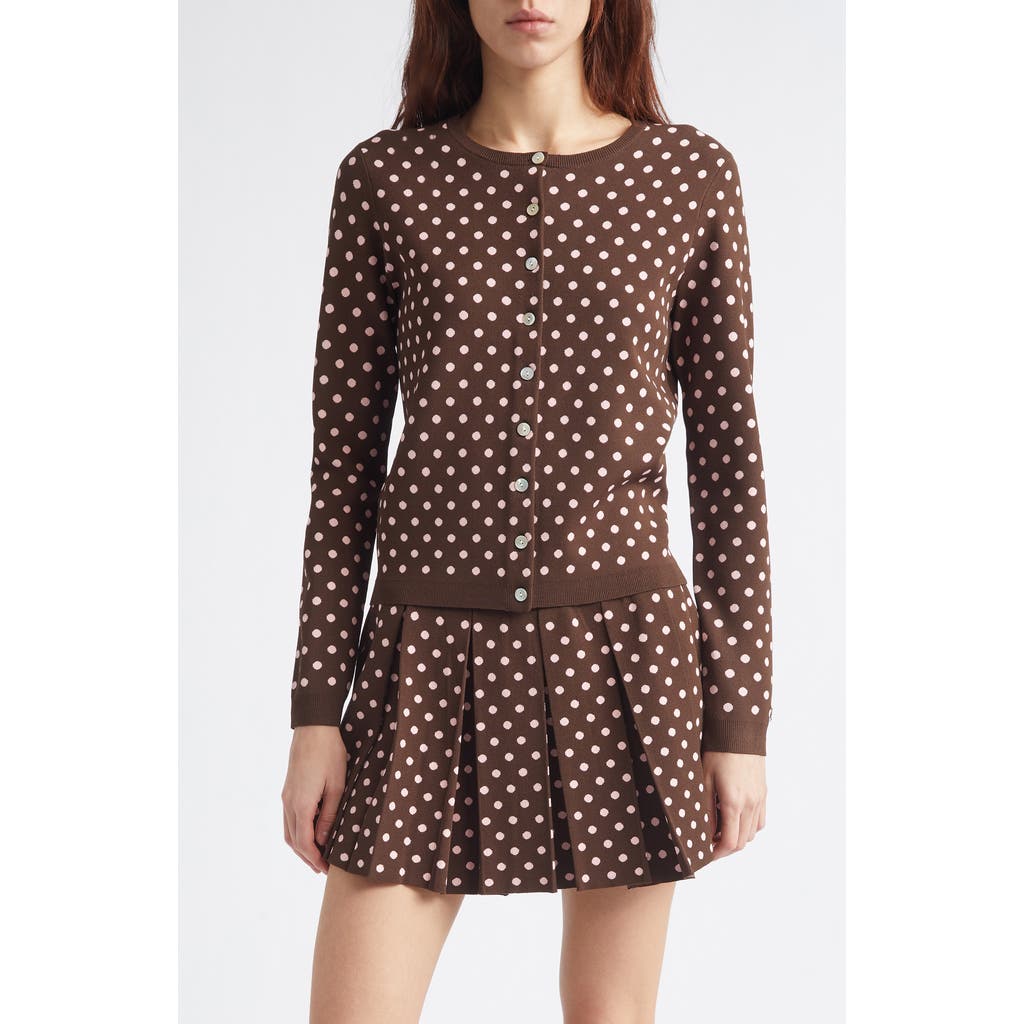Sandy Liang Sandy Liang Fable Polka Dot Cardigan