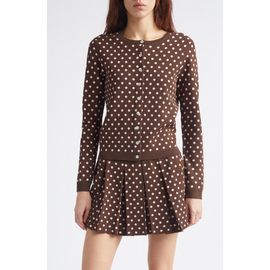Sandy Liang Sandy Liang Fable Polka Dot Cardigan
