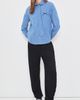 Sandy Liang Sandy Liang Gemma Button Down Shirt Light Blue - 5