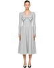 Sandy Liang Sandy Liang Gray Brussels Maxi Dress - 1