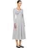 Sandy Liang Sandy Liang Gray Brussels Maxi Dress - 2